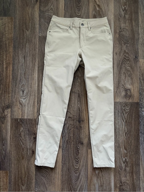 lululemon athletica Pants - Lululemon Utilitech High Rise 7/8 Pant Trench Beige 5 Pocket Stretch Women’s 28